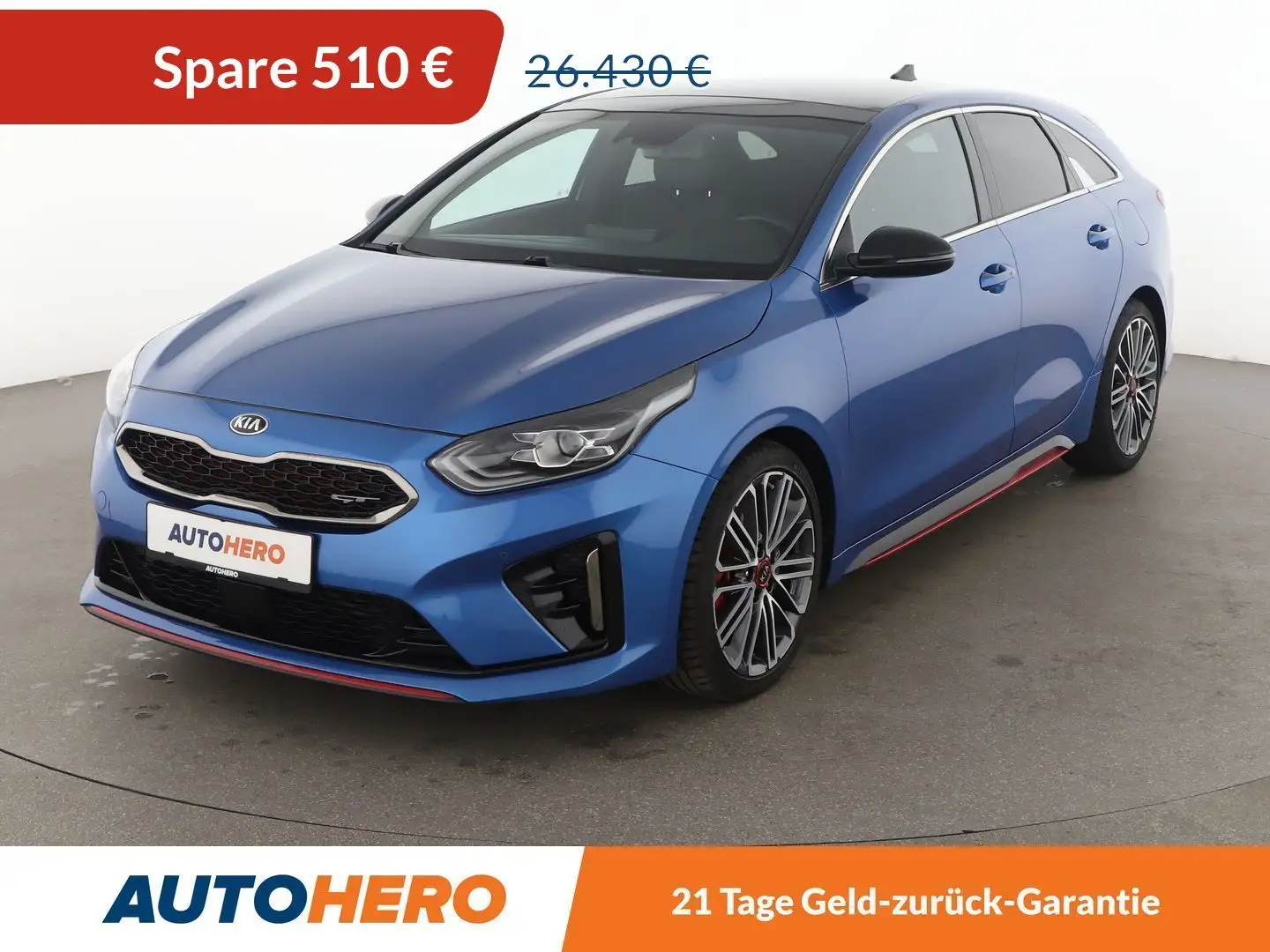 Kia ProCeed / pro_cee'd 1.6 TGDI GT Aut*NAVI*LED*ACC*CAM*PDC*SHZ* Blau - 1