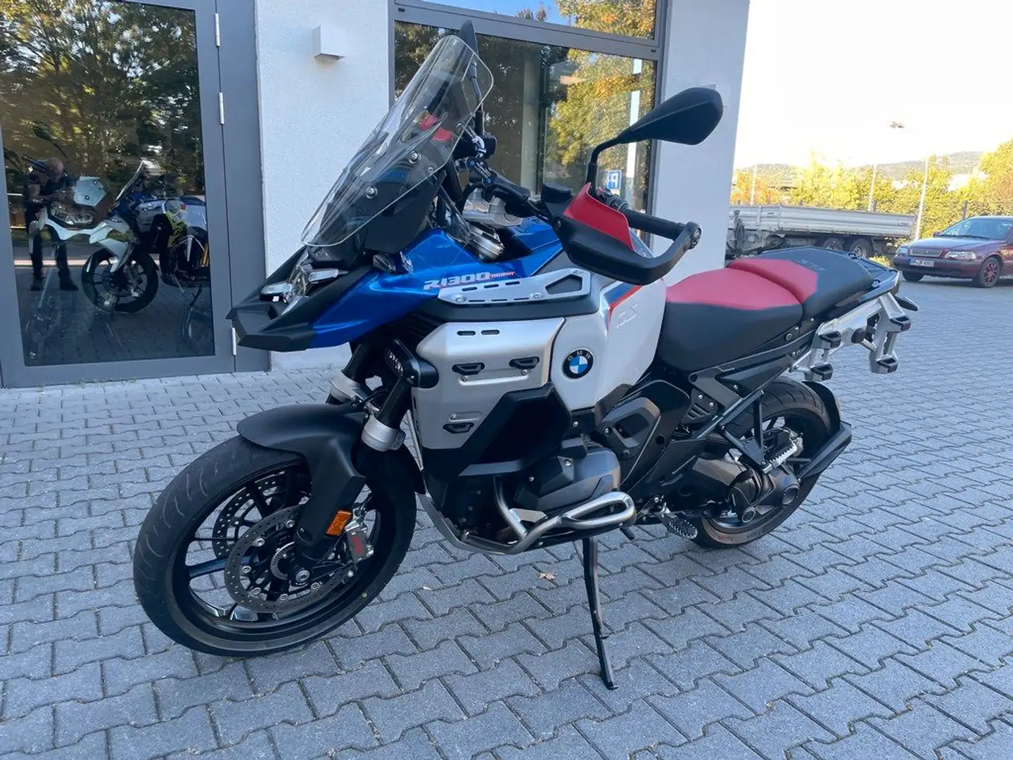 BMW R 1300 GS Adventure Trophy Akrapovic Schmiederad Bleu - 2