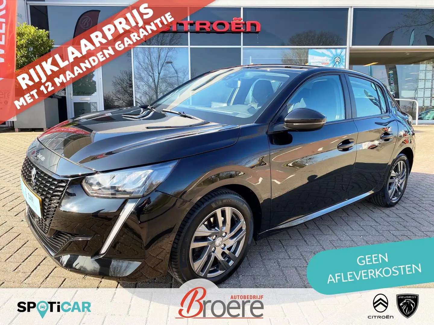 Peugeot 208 1.2 Turbo 100pk Active Pack | airco, parkeersensor Noir - 1