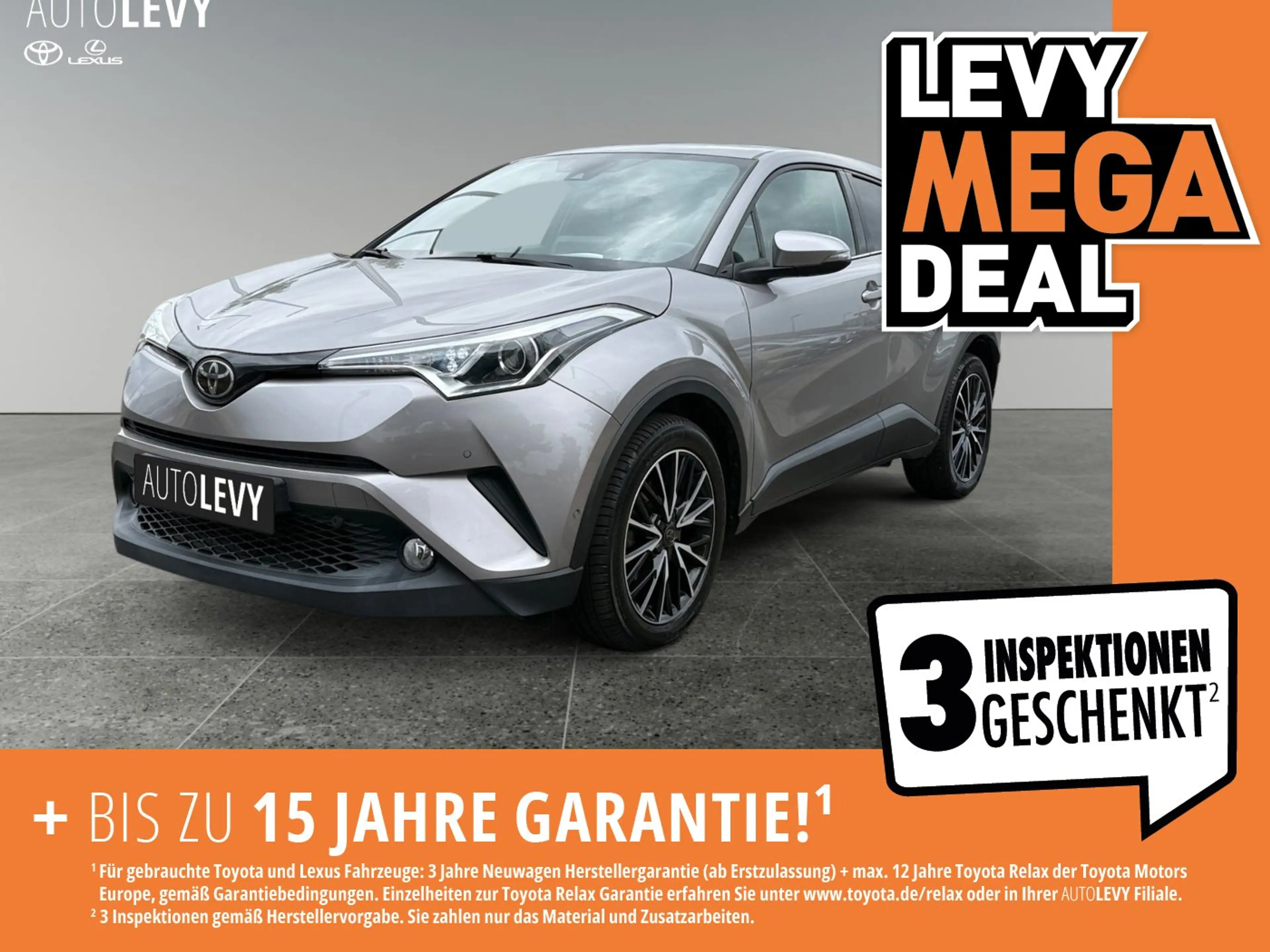 Toyota C-HR 1.2 Turbo Lounge *NAVI*RFK*PDC*SHZ*LHZ*