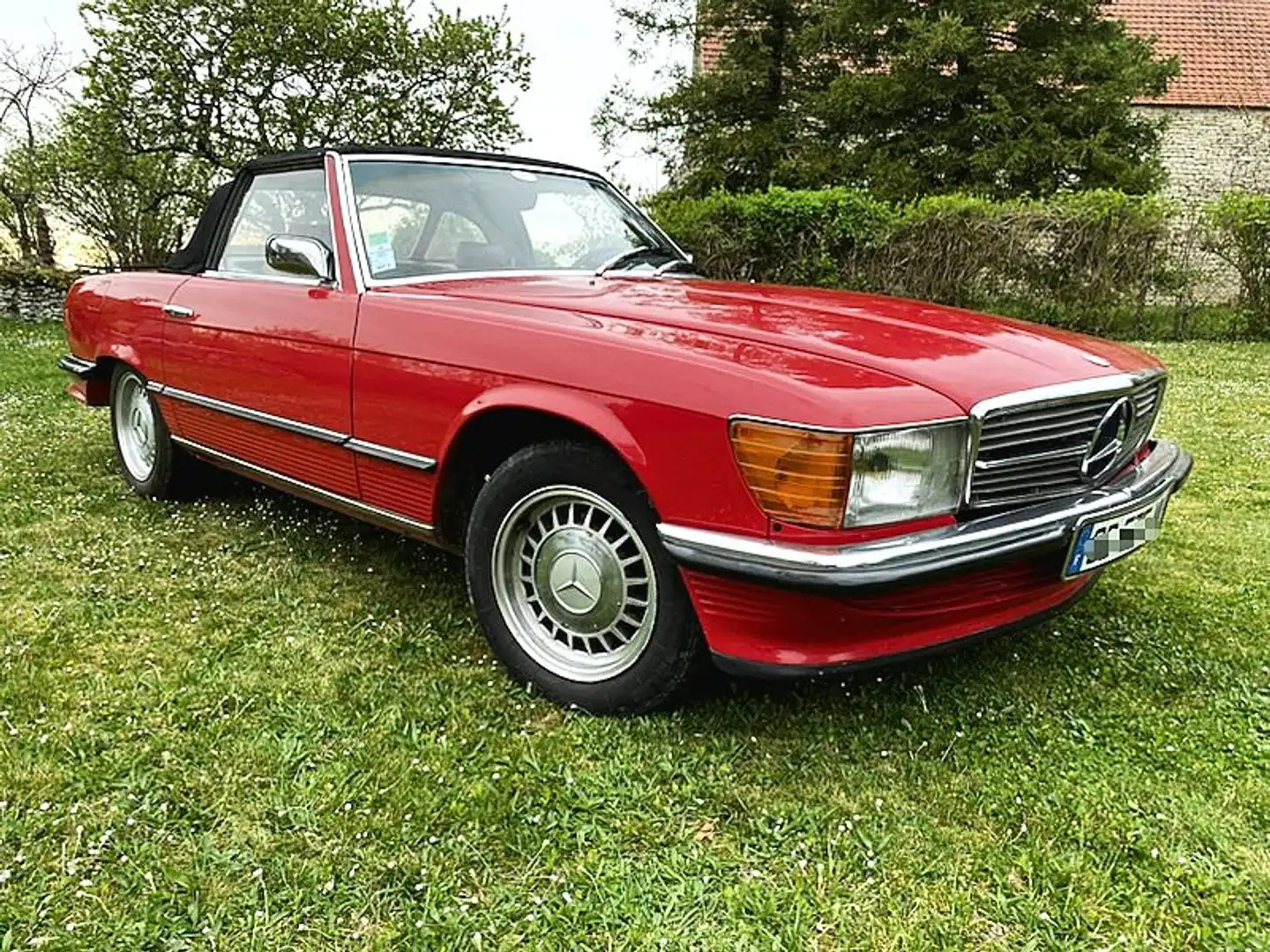 Mercedes-Benz 350 SL Roşu - 1