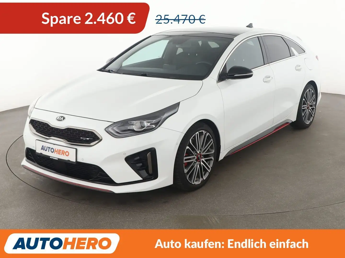 Kia ProCeed / pro_cee'd 1.6 TGDI GT Aut.*NAVI*LEDC*CAM*SHZ*LHZ*ACC* Weiß - 1
