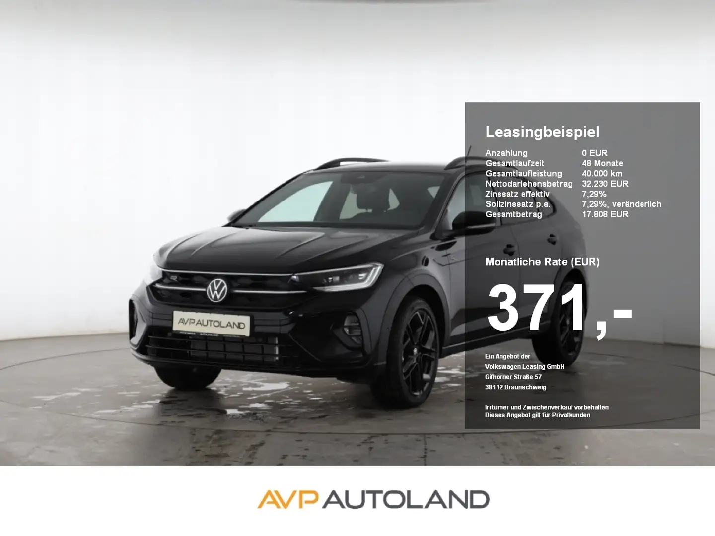 Volkswagen Taigo 1.5 TSI DSG R-Line BLACK STYLE | AHK | Schwarz - 1