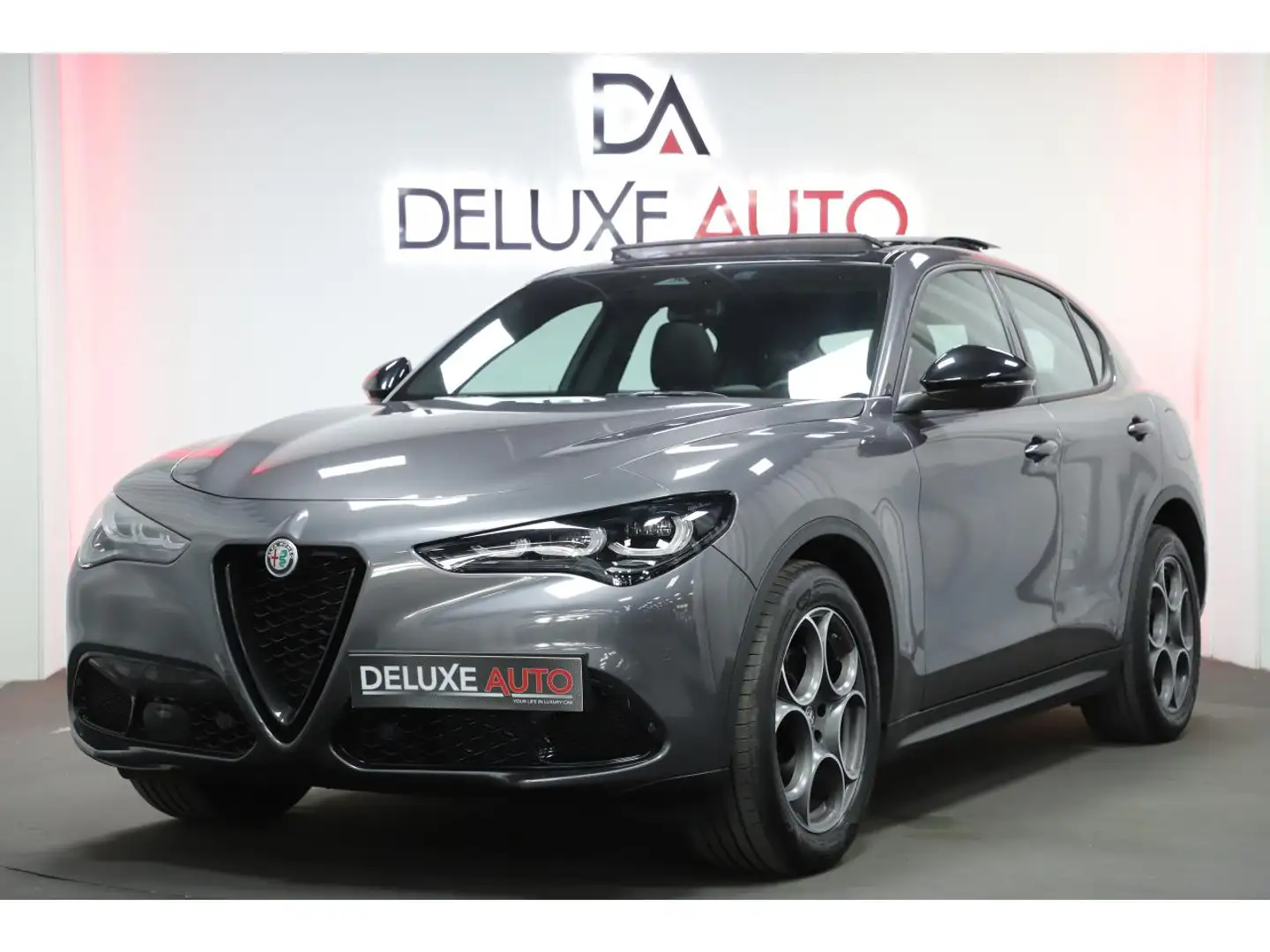 Alfa Romeo Stelvio 2.2 D 160 Sprint BVA (2) Grijs - 1