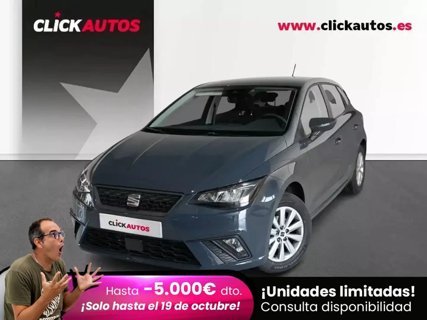 SEAT Ibiza 1.0 TSI S&S Reference XM 95 Bleu - 1