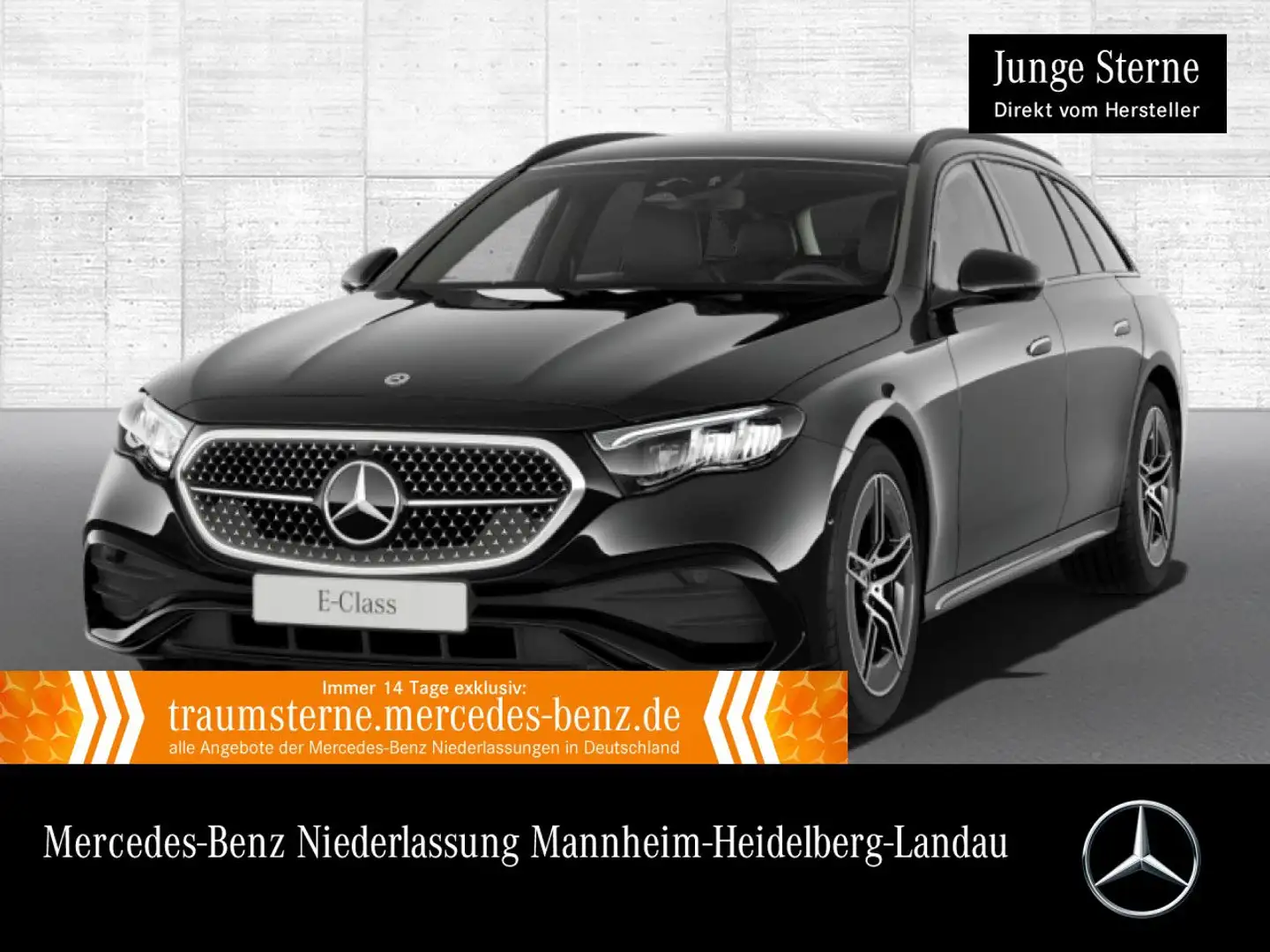 Mercedes-Benz E 200 T AMG Distr. LED Night Kamera Spurhalt-Ass Schwarz - 1