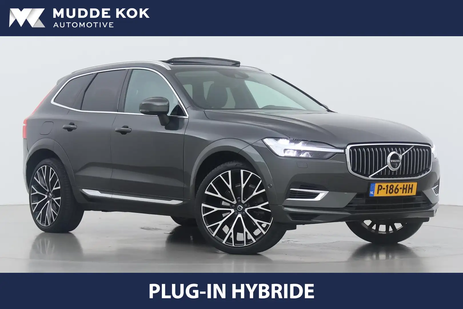 Volvo XC60 T6 Recharge Inscription | Head-Up | ACC | Panorama Grijs - 1