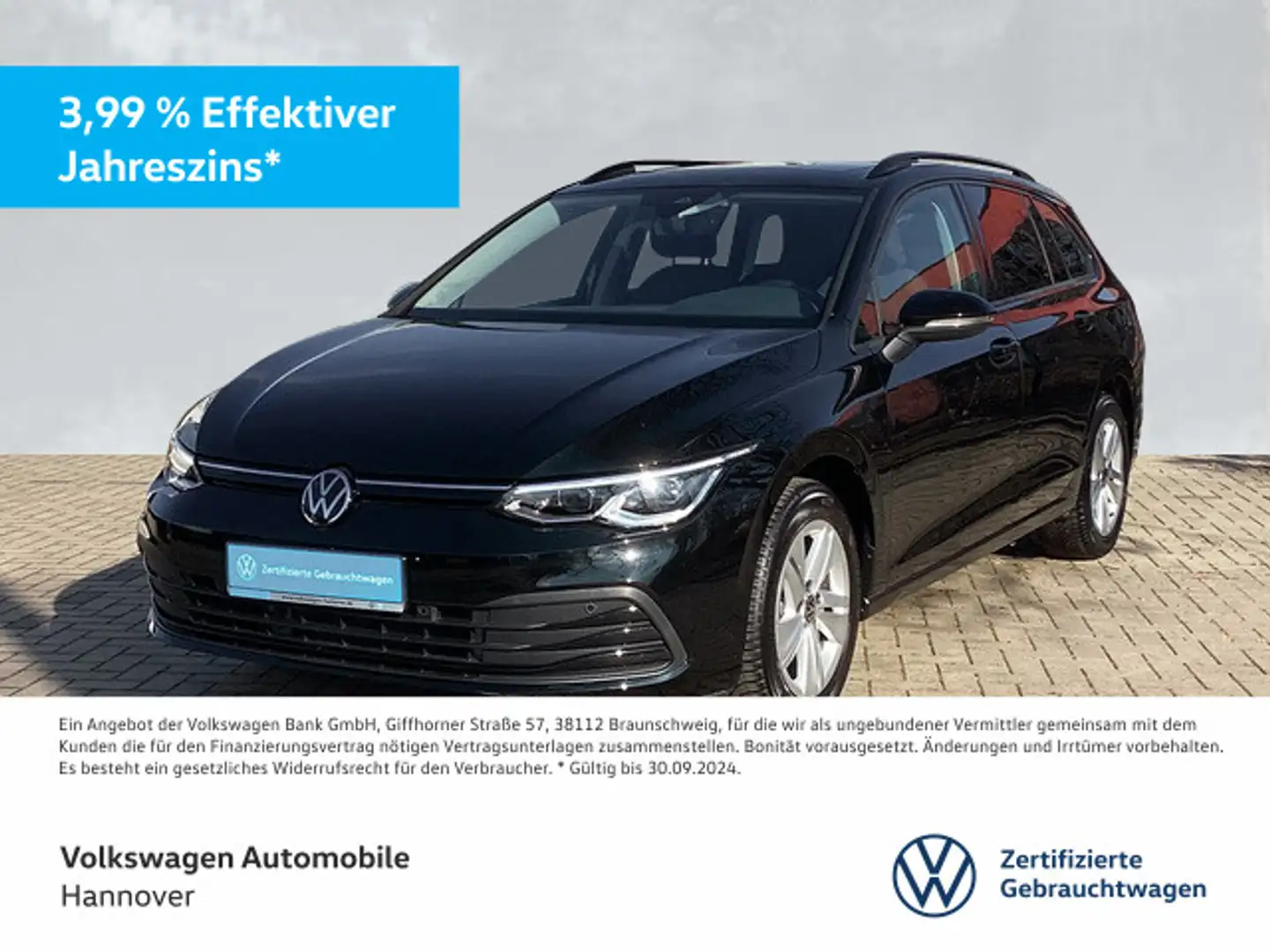 Volkswagen Golf Variant Golf VIII Variant 1.0 TSI Life Navi Pano AHK IQ- Noir - 1