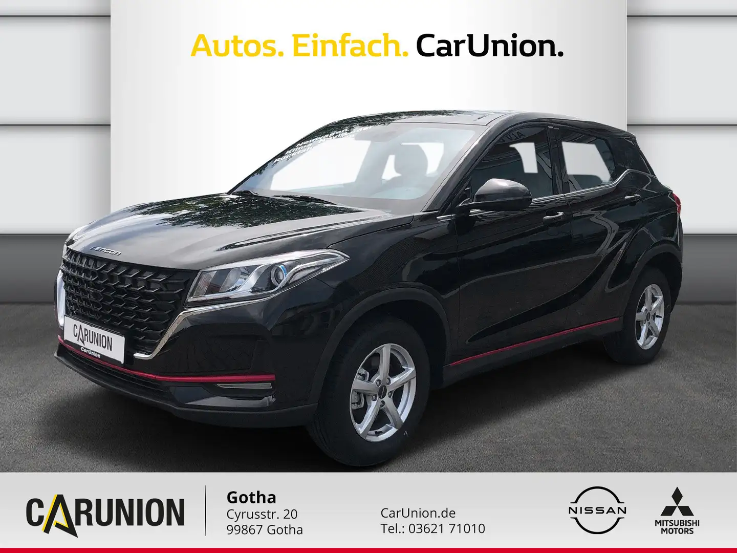 DFSK Fengon 500 Comfort 1,5 MT 5-Gang R.Kamera Schwarz - 1