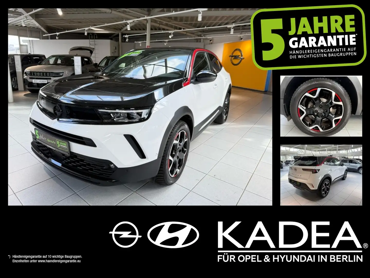 Opel Mokka 1.2 LED-Matrix,Keyless,Lenk+Sitzhzg,Navi Bianco - 1
