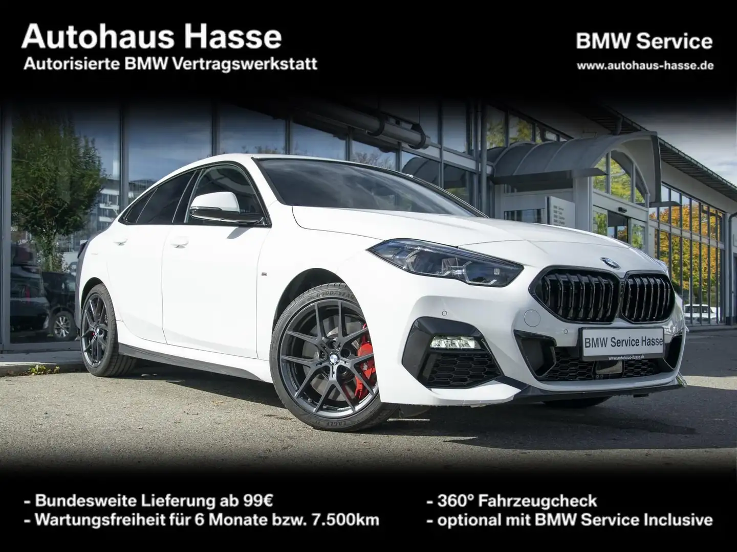 BMW 218 i Gran Coupé M-Sport Pro SITZHEIZG LEDER Weiß - 1