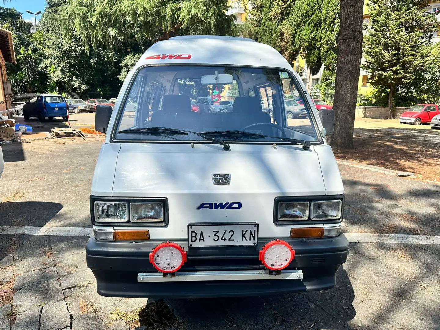 Subaru E10 E 12 4WD Libero TETTO 6 p  ISCRITTA ASI restaur Bianco - 2