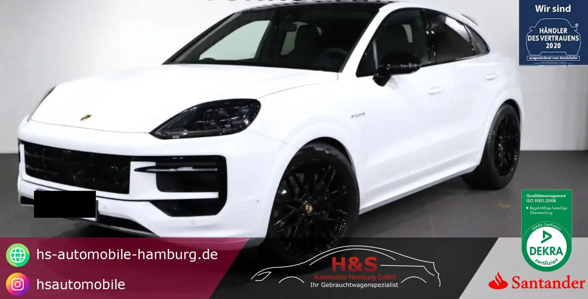 Porsche Cayenne Coupe E-Hybrid Weiß - 1