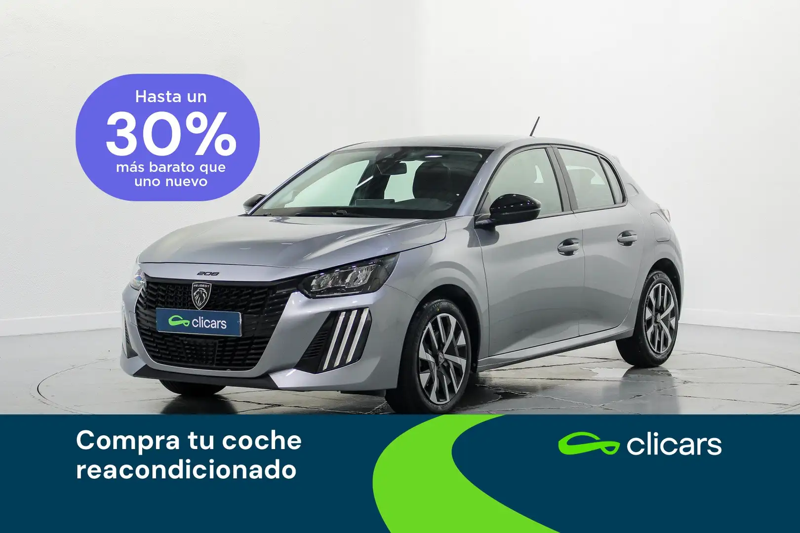 Peugeot 208 1.2 Puretech S&S Active 100 Argento - 1