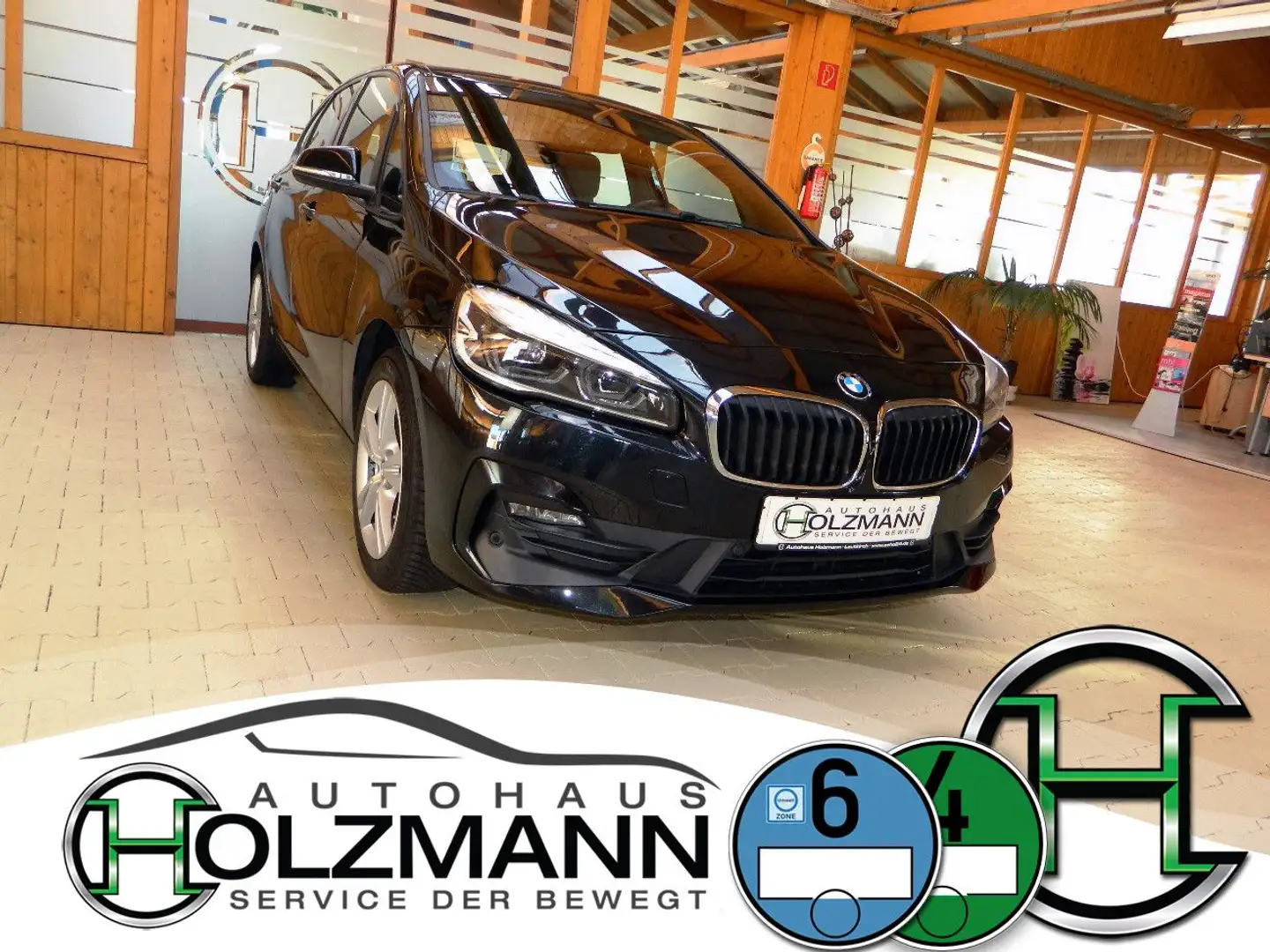 BMW 218 2er 218i Active Tourer Advantage/LED/LM/Keyless Noir - 2