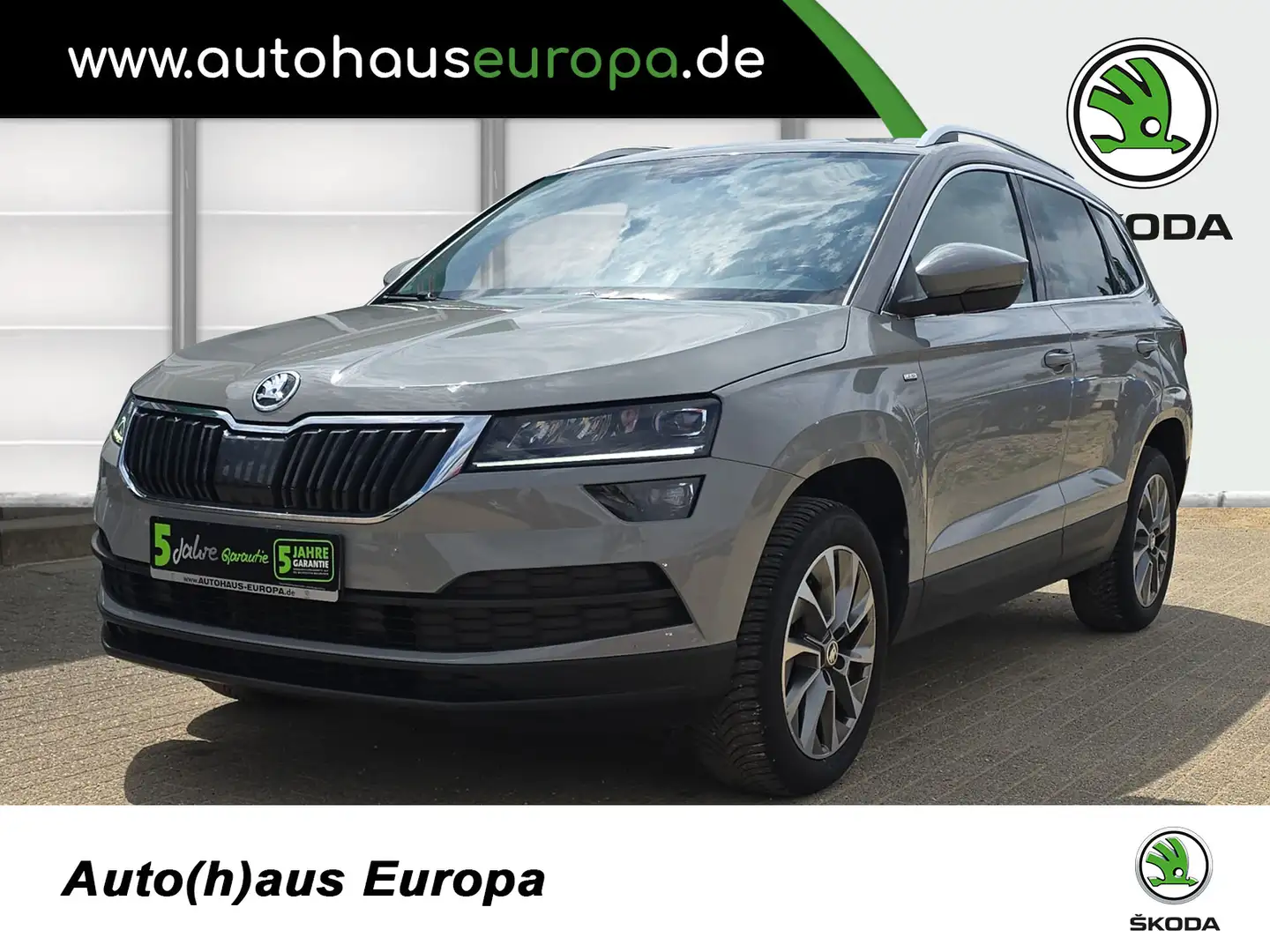 Skoda Karoq 1.5 TSI ACT Clever ACC Pano 4xSHZ AHK LED Grau - 1