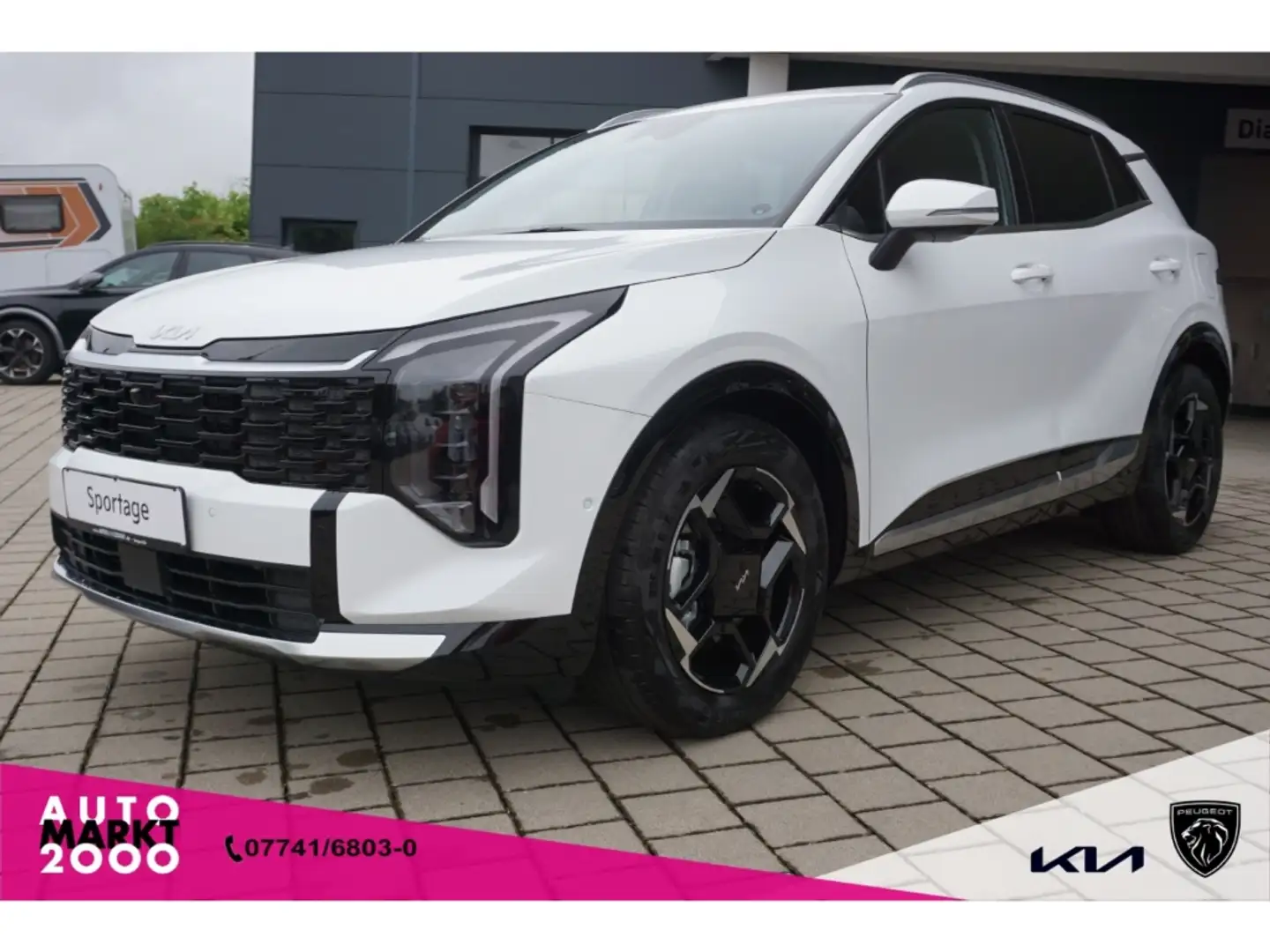 Kia Sportage 1.6D 48V 2WD Spirit DCT Drive Sound Navi LED ACC 3 Blanc - 1