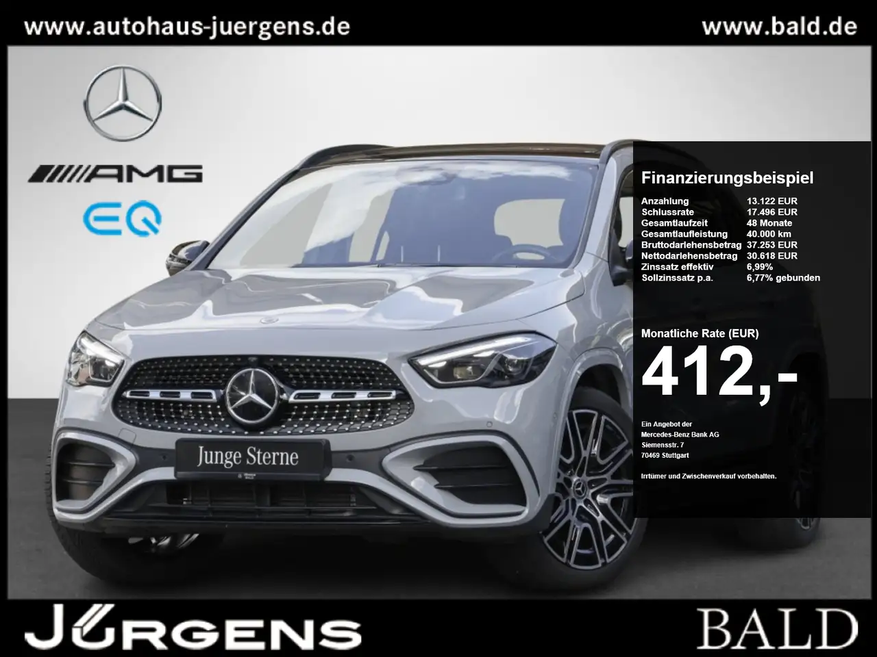 Mercedes-Benz GLA 220 d 4M Special/AMG/Pano/AHK/MLB/Night/Dist — photo 1 of 15