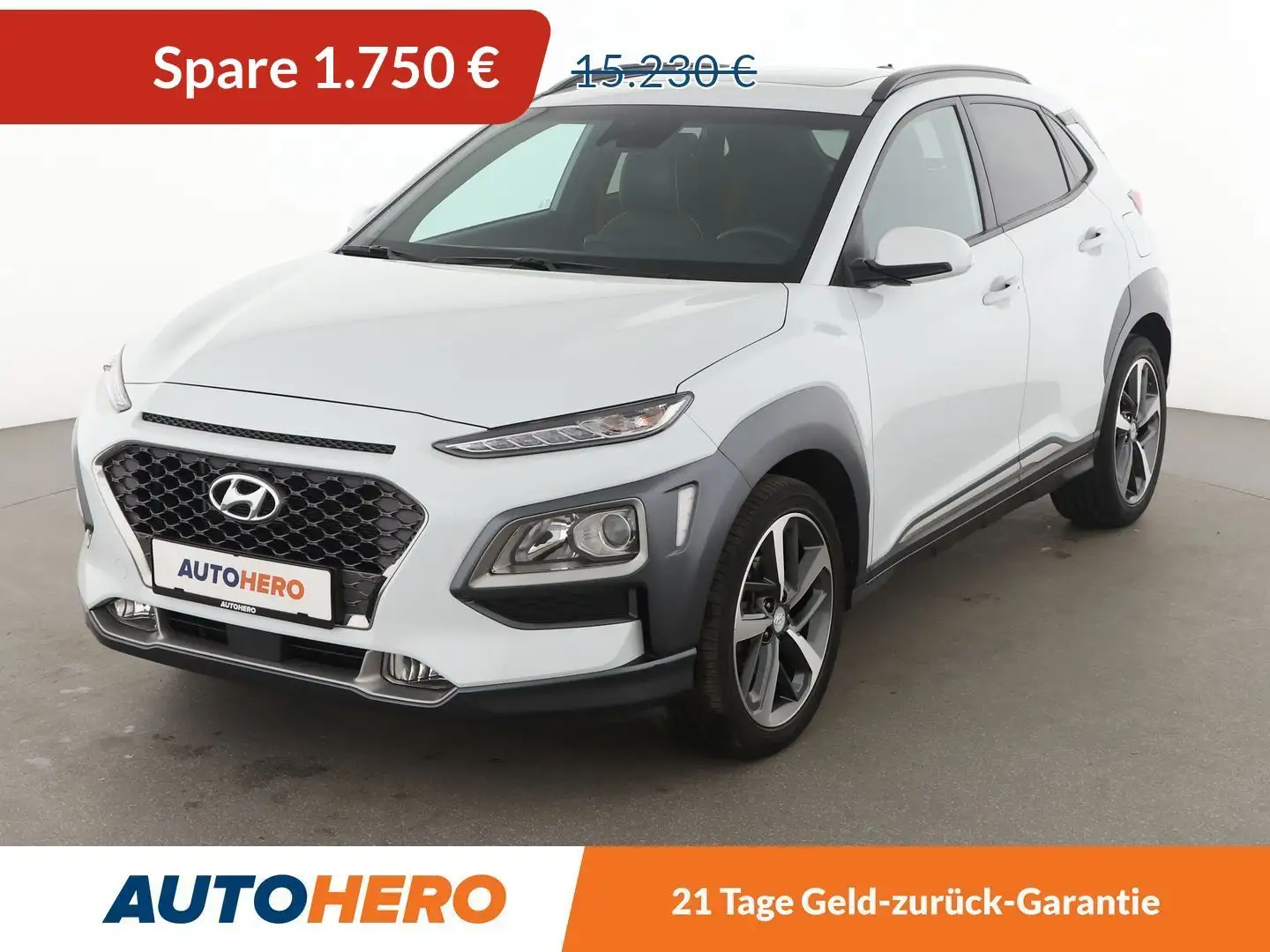 Hyundai KONA 1.0 TGDI Style 2WD *NAVI*TEMPO*CAM*SHZ*ALU* Blanc - 1