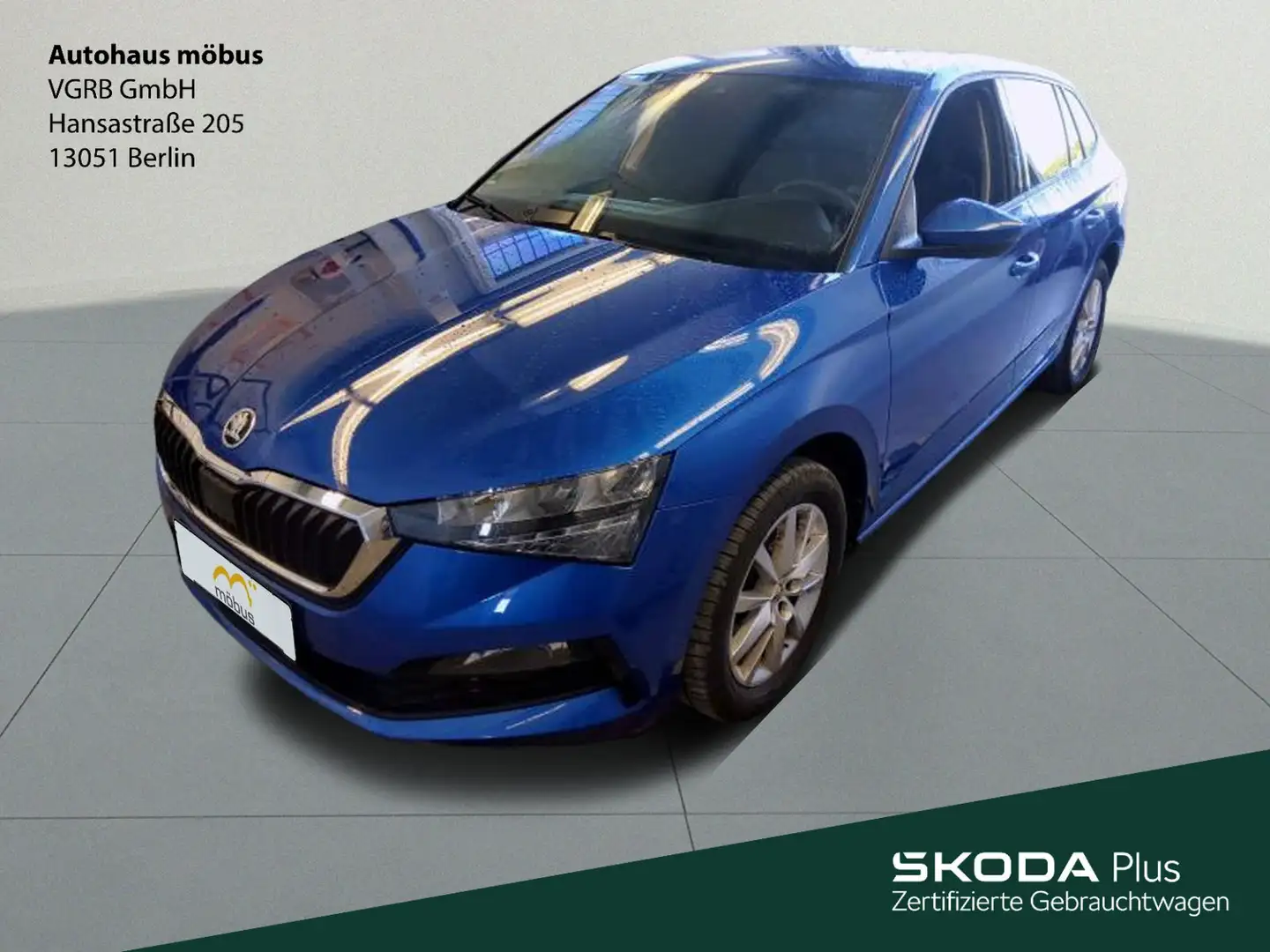 Skoda Scala 1.0 TSI Ambition*APP*LED*MFL*SHZ*GRA*SHZ* Blau - 2