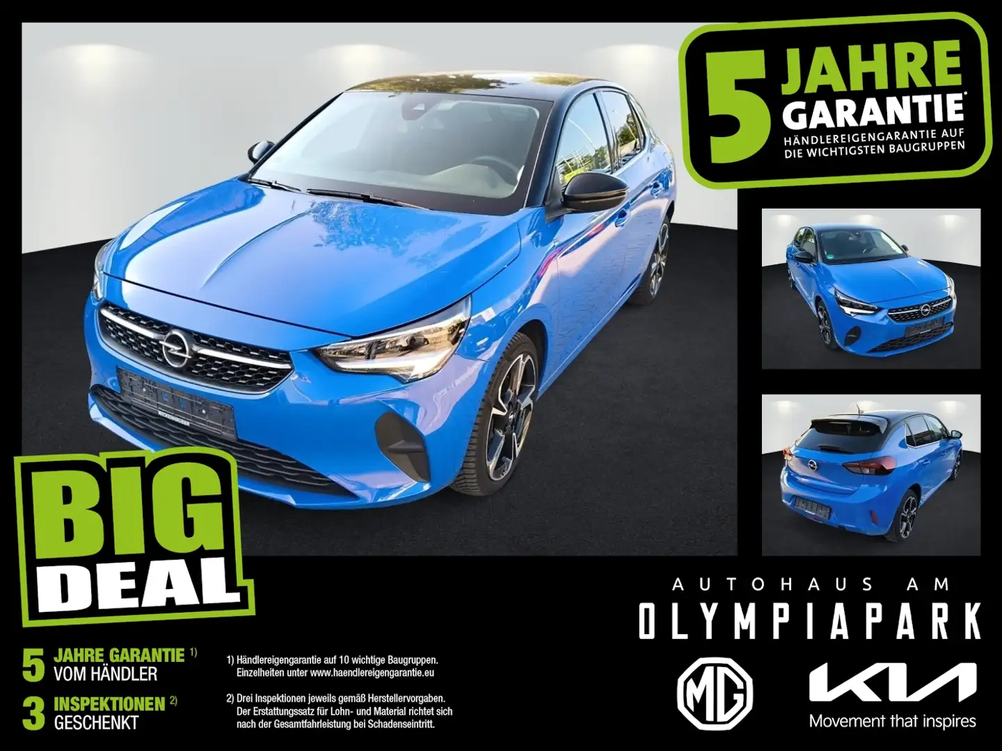 Opel Corsa 1.2 Turbo Parkhilfe*Sitzheizung*TopZustand Bleu - 1