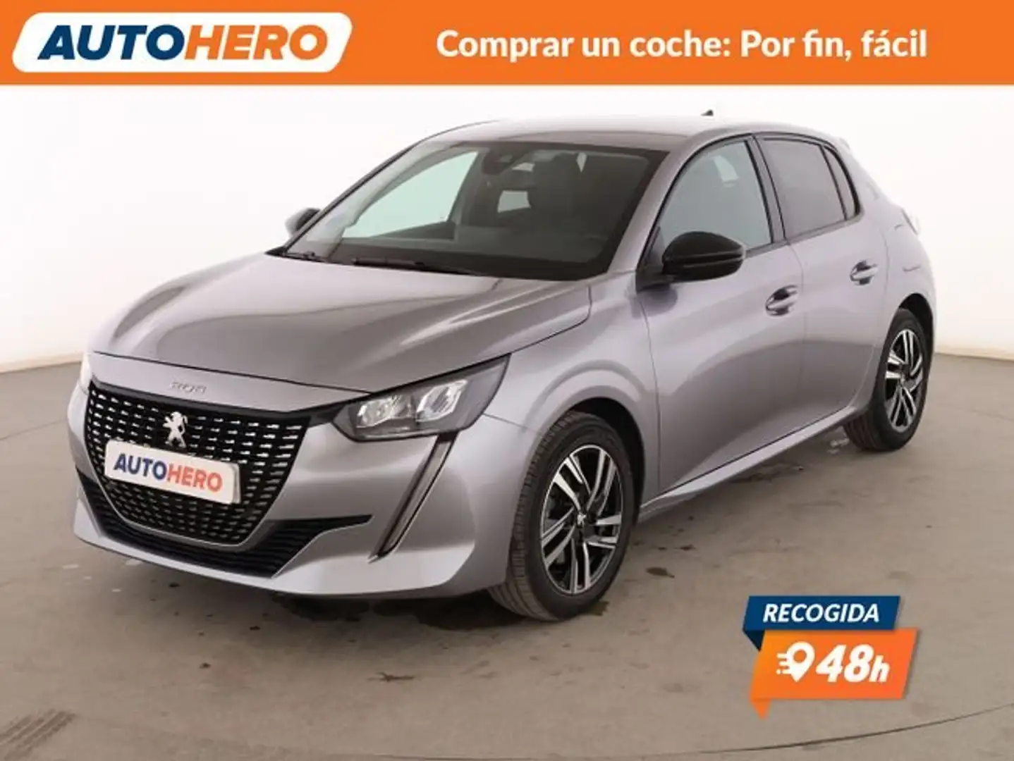 Peugeot 208 1.2 Puretech S&S Allure 100 Gris - 1