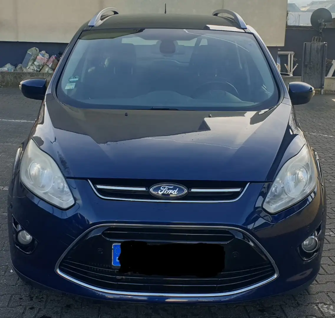 Ford Grand C-Max C-Max Diesel 1.6 TDCi Titanium,Sitzheizung,7 Sitze Blau - 1