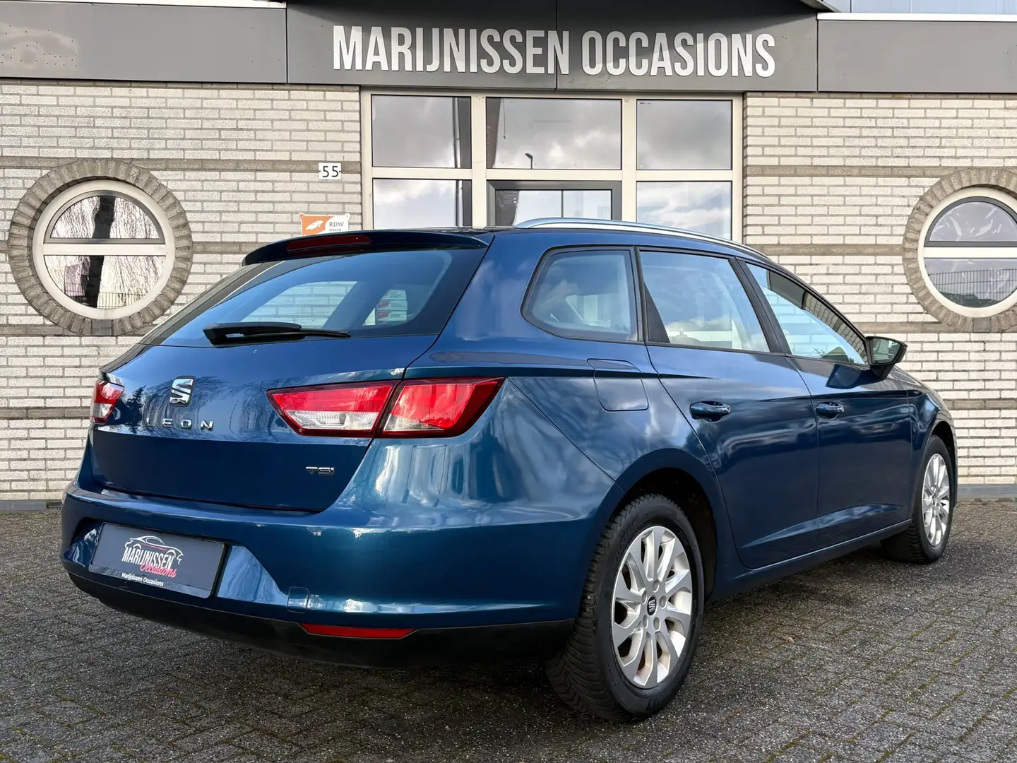 SEAT Leon ST 1.4 TSI Style |Cruise,Navi,ElekPakket| Blau - 2