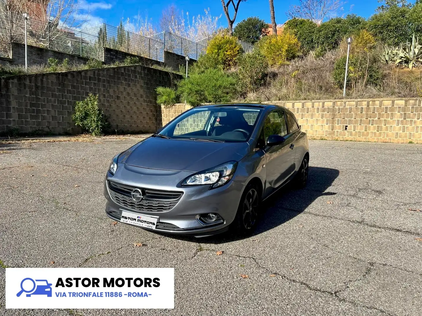Opel Corsa 2017 1.4 Advance GPL 90cv KM 84000 Perfetta Grigio - 2