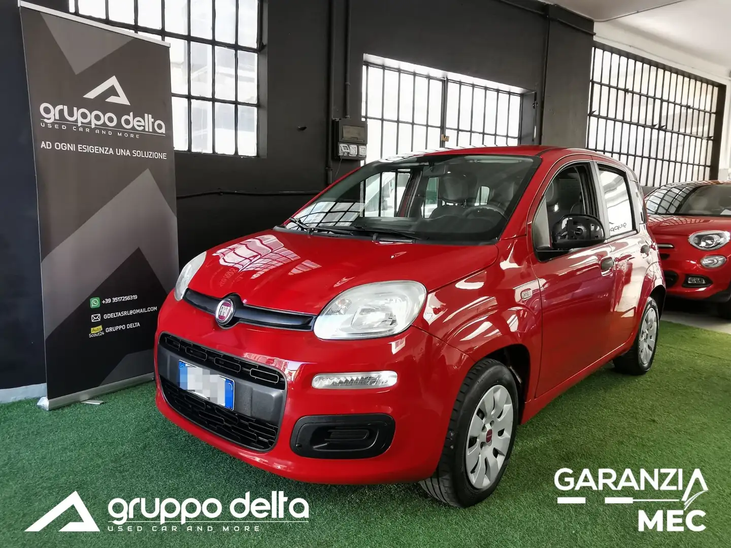 Fiat Panda Panda III 2012 1.2 Pop 5 POSTI NEOPATENTATI Rosso - 1