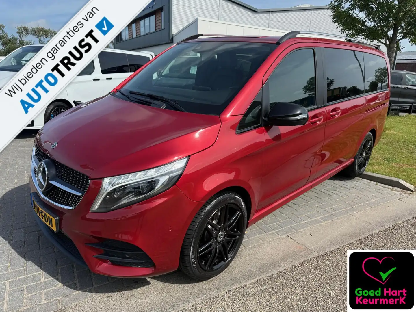 Mercedes-Benz V 300 300d 4-MATIC Lang DC AMG 239Pk Dubbele Cabine Avan Rouge - 1
