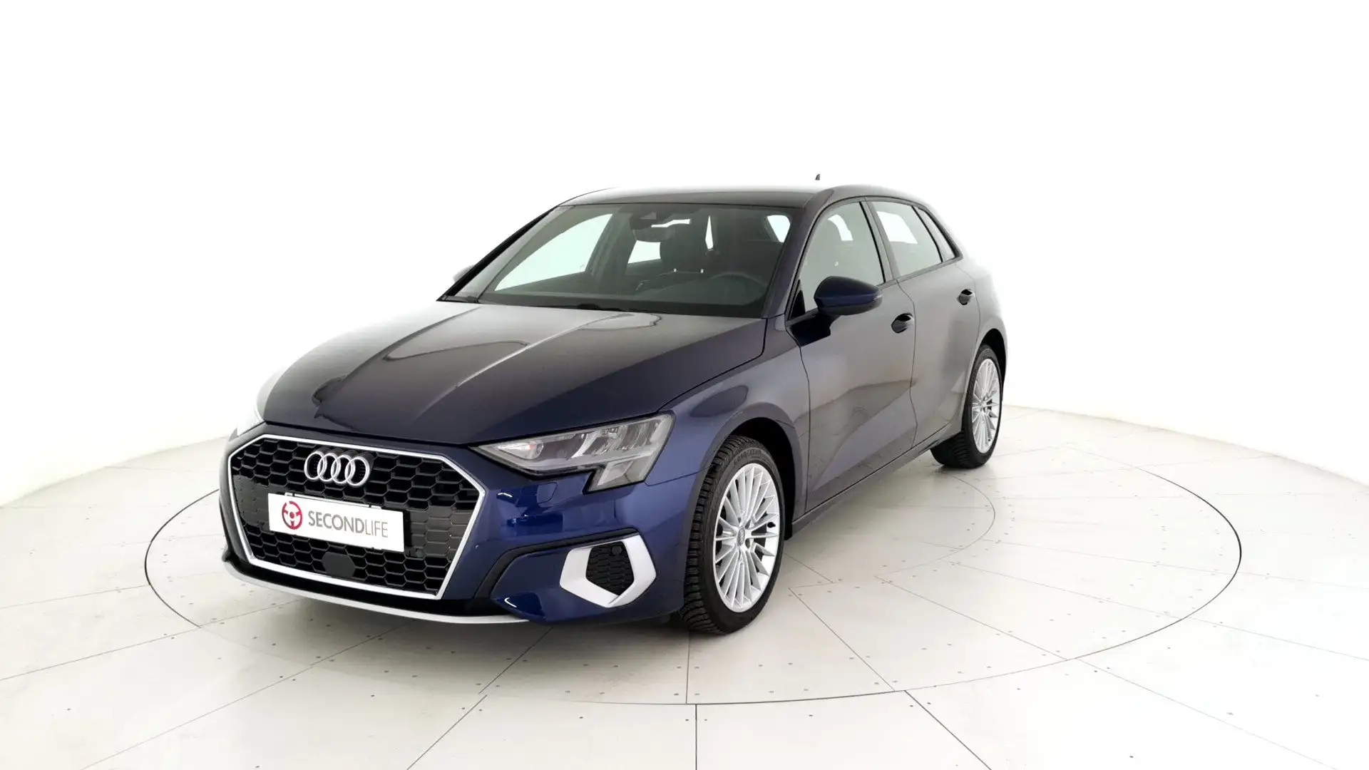 Audi A3 Sportback 35 2.0 tdi Business Advanced s-tronic Bleu - 1