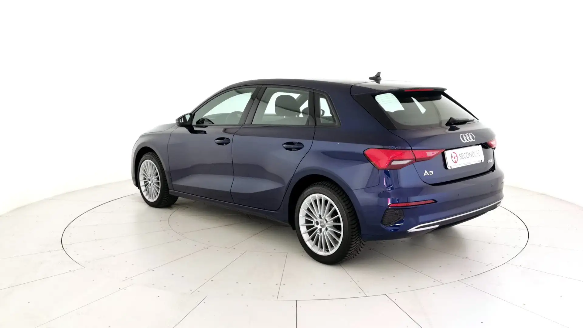 Audi A3 Sportback 35 2.0 tdi Business Advanced s-tronic Bleu - 2