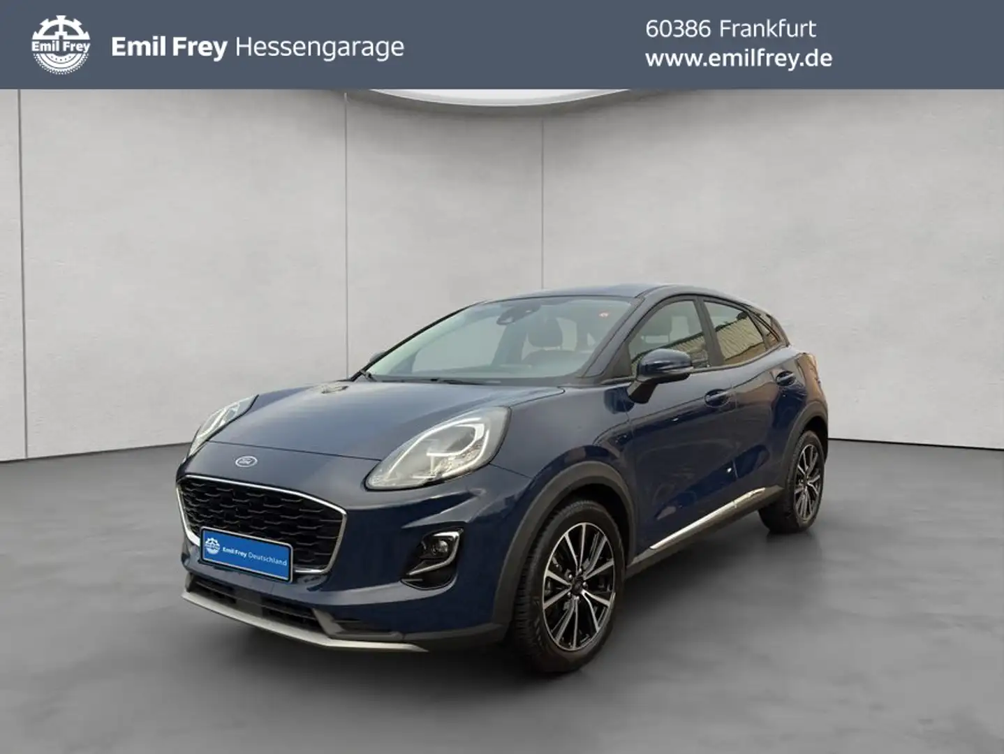 Ford Puma 1.0 EcoBoost Hybrid TITANIUM Blauw - 1