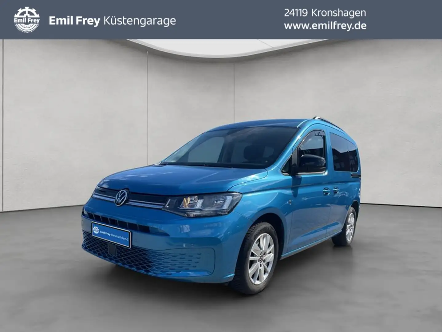 Volkswagen Caddy Life 2.0 TDI NAV AHK Bleu - 1