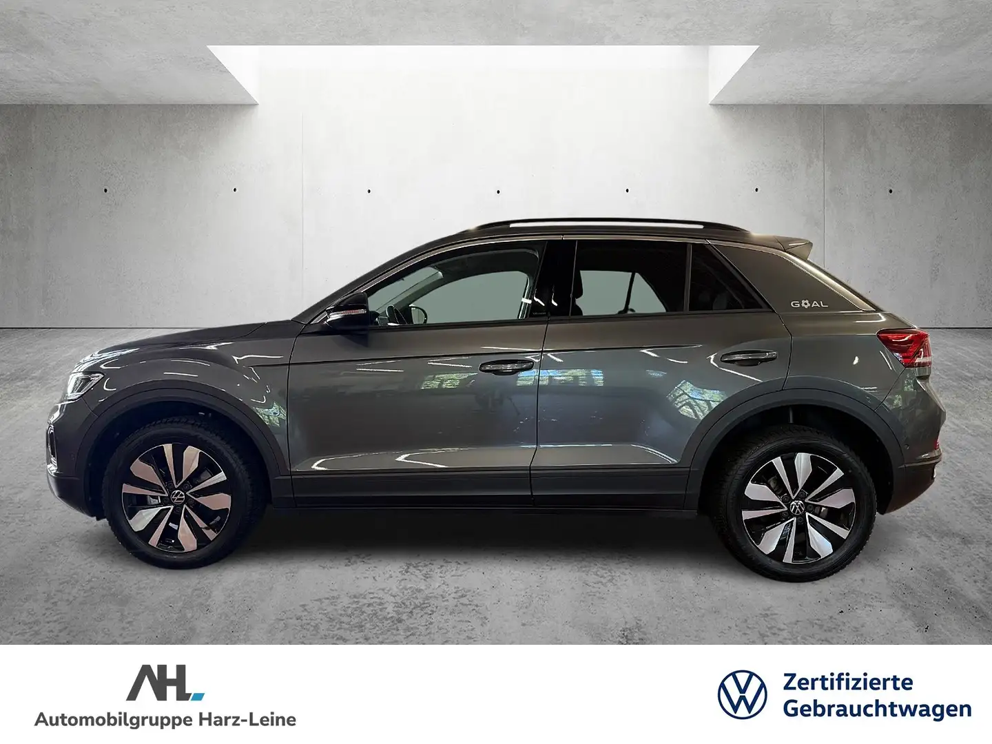 Volkswagen T-Roc 1.0 TSI Goal AHK Navi ACC LED DAB+ Grau - 2