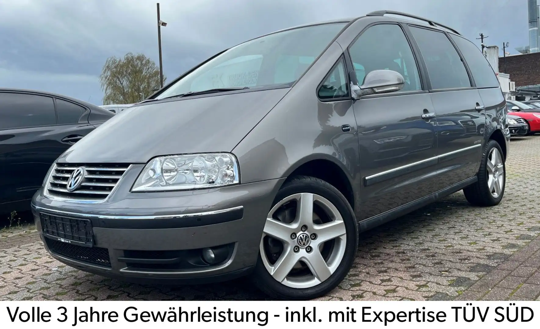Volkswagen Sharan SHARAN 1.8 TURBO *7SITZER*-NAVI-1HAND-SHZ-PDC- Grijs - 1