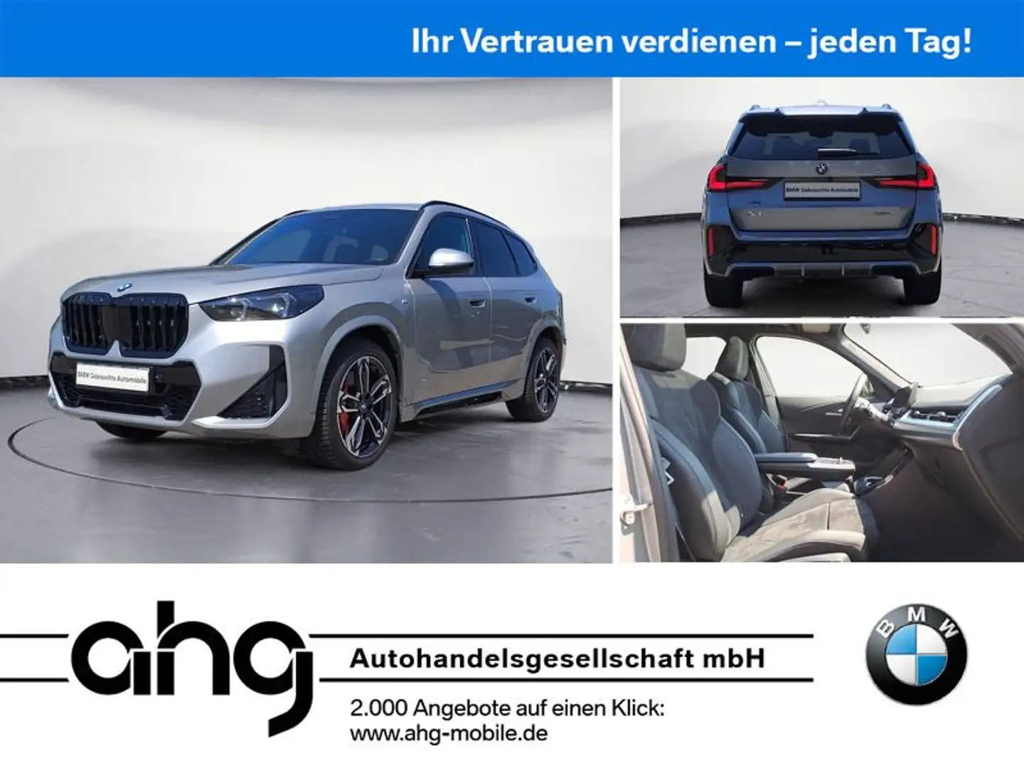 BMW X1 sDrive20i M Sportpaket Pro Navi Panorama AHK Argent - 1