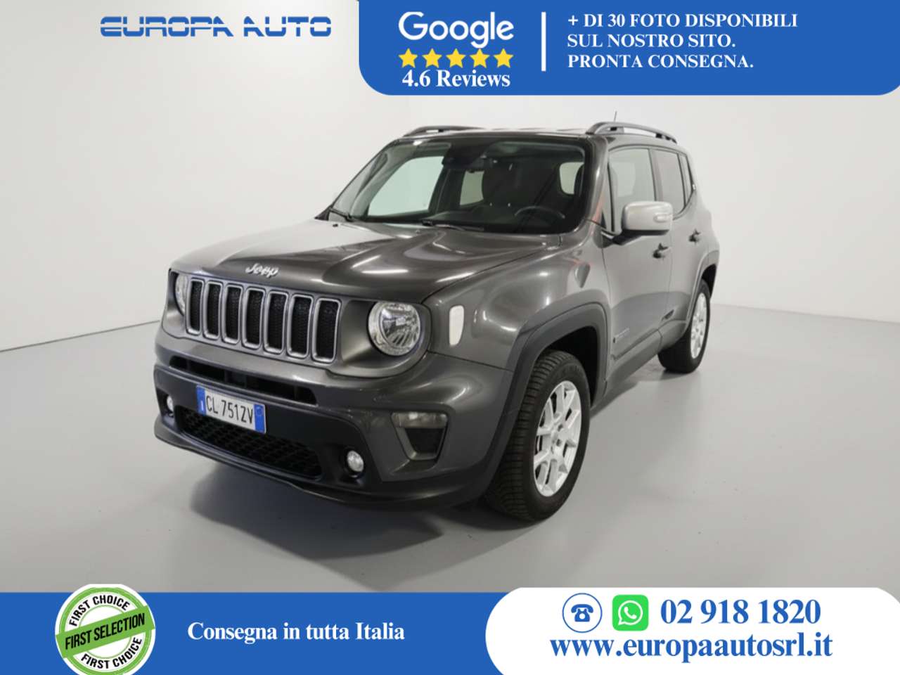 Jeep Renegade 1.3 t4 phev Limited 4xe at6 *Gomme 4Season*