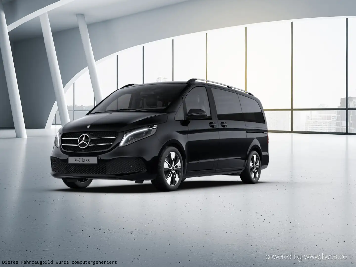 Mercedes-Benz V 300 V 300 d AVANTGARDE EDITION Lang SHD/Distronic Navi Schwarz - 2
