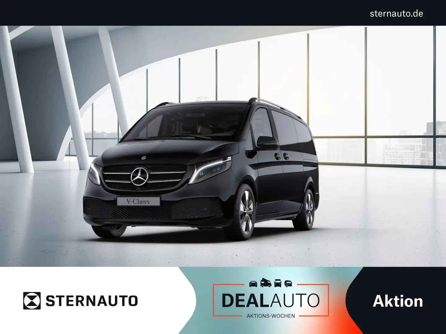 Mercedes-Benz V 300 V 300 d AVANTGARDE EDITION Lang SHD/Distronic Navi Schwarz - 1