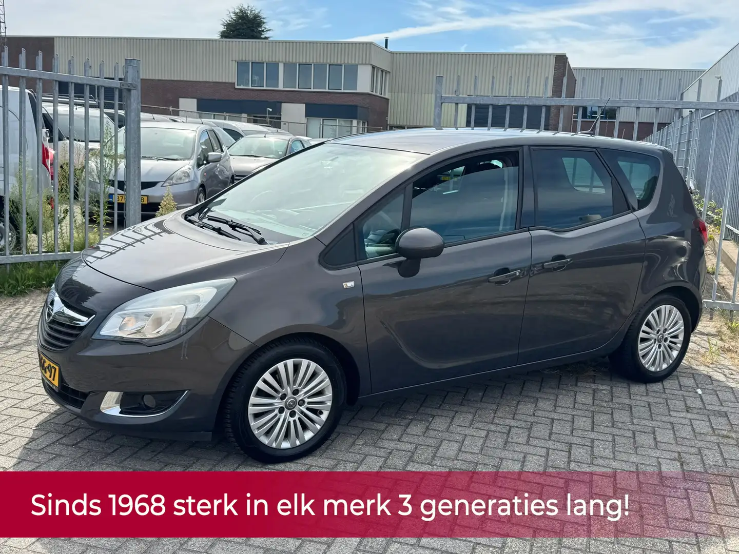 Opel Meriva 1.4 Turbo Business+ 120PK NL AUTO NAP! Navi l Crui Grijs - 1