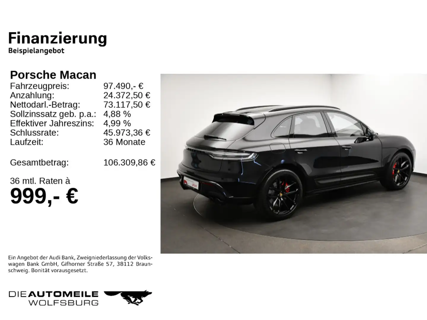 Porsche Macan GTS DSG Allrad Standhzg/Pano/Tempo Nero - 2