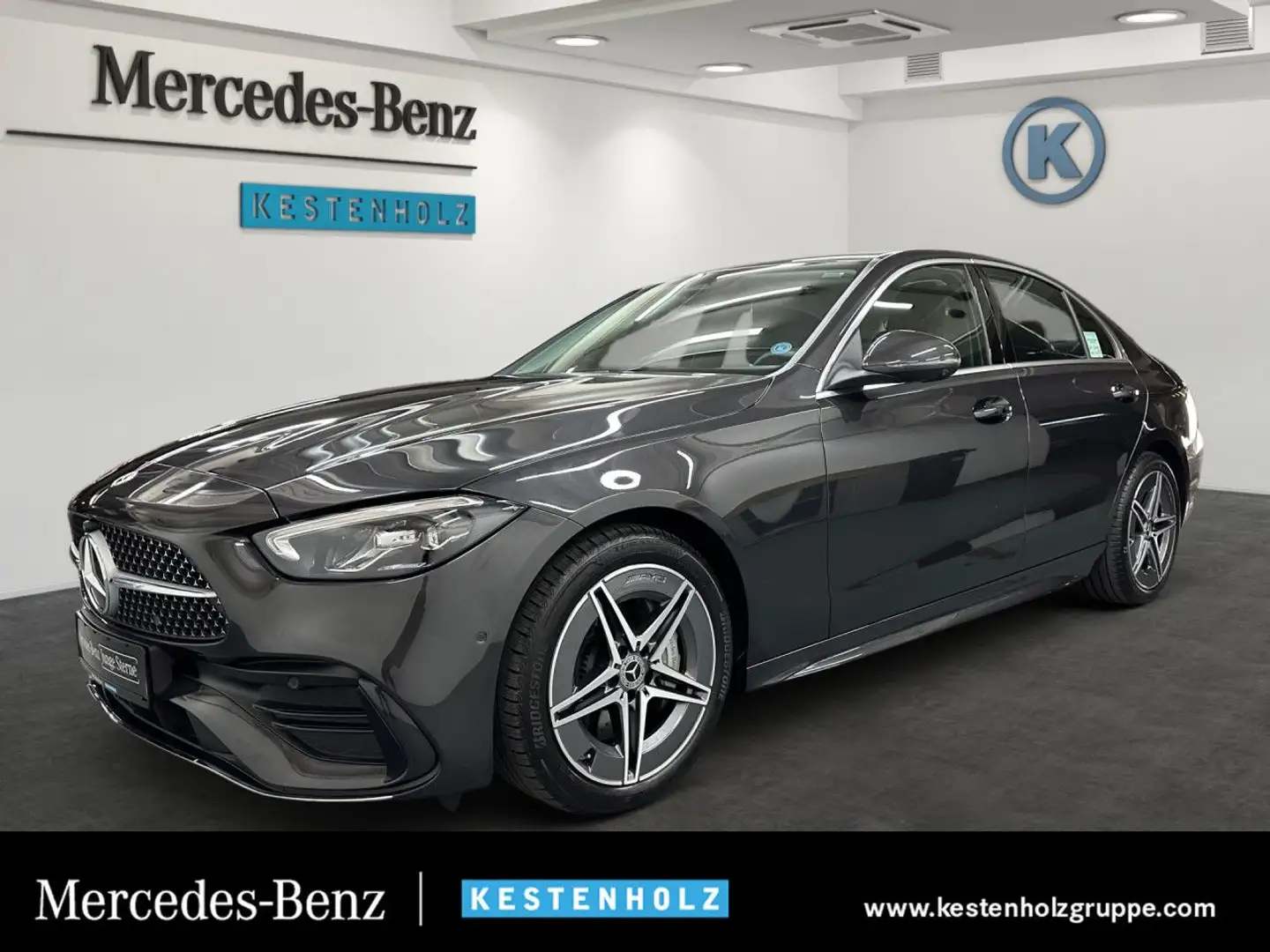 Mercedes-Benz C 300 AMG WideScreen LED Kamera Spurhalt-Ass PTS Grau - 1