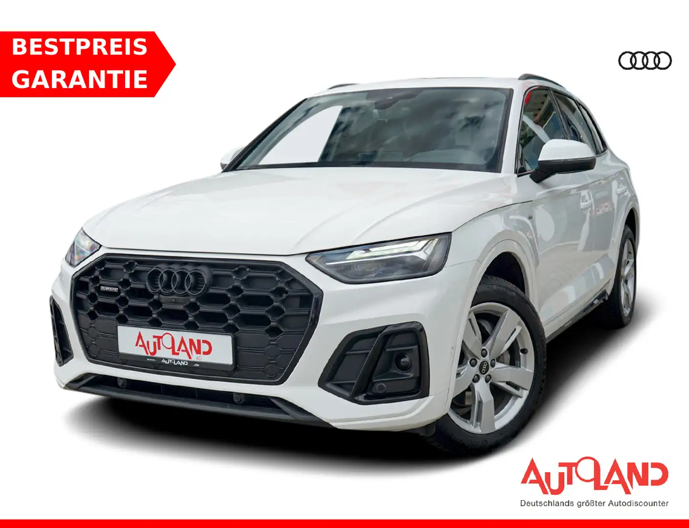 Audi Q5 40 TDI S-Line quattro s-tronic LED Navi AHK Weiß - 1