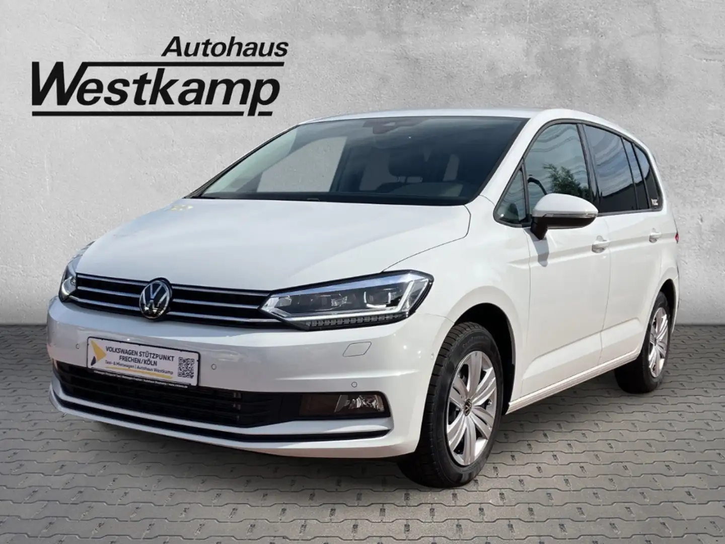 Volkswagen Touran mit MIETWAGEN-Paket  in WEIß Blanc - 1