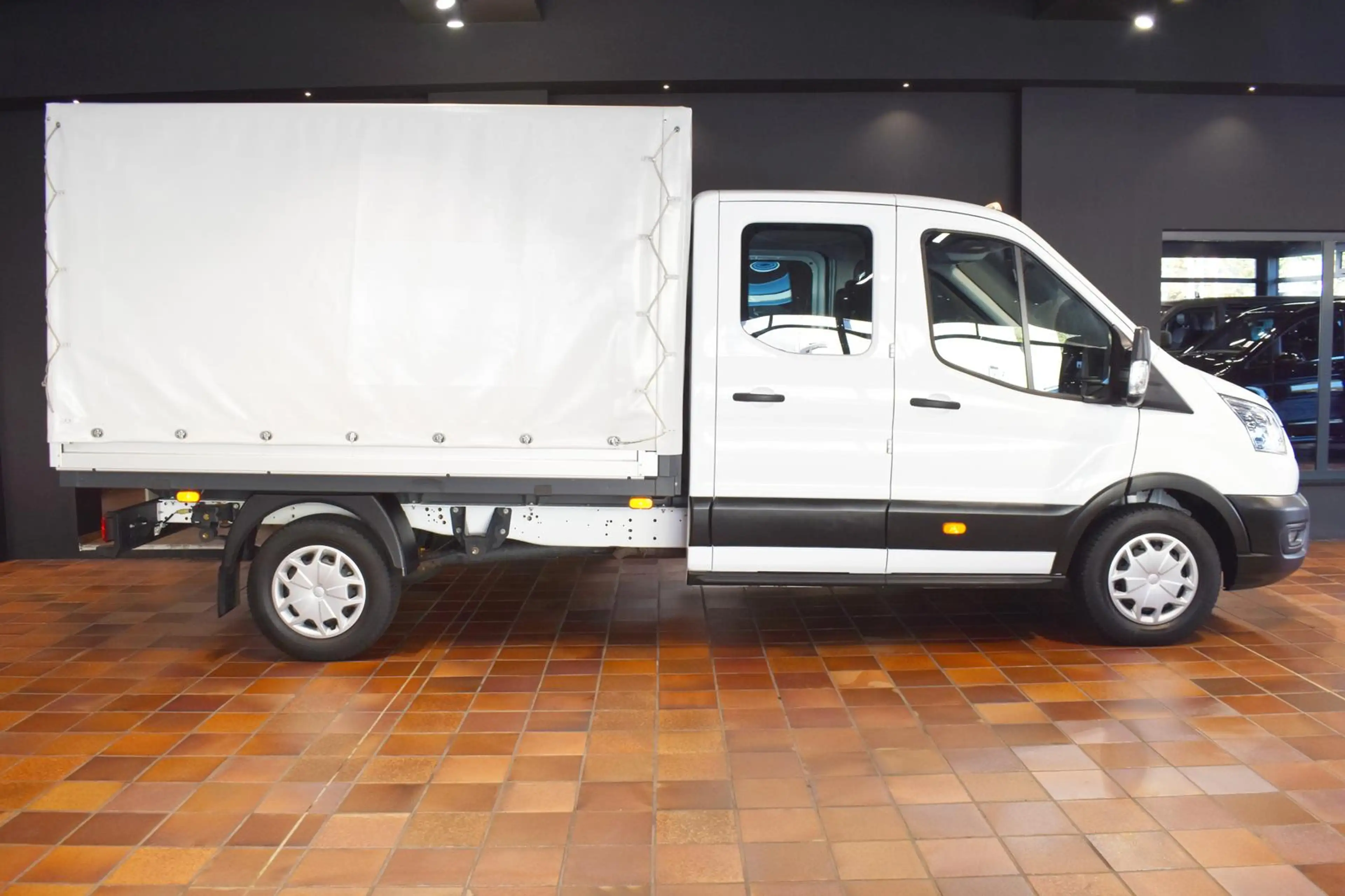 Ford Transit 350 4X4 ALLRAD L3 MAXI DOKA AHK3,5T GRA AC ELEKTRI — photo 5