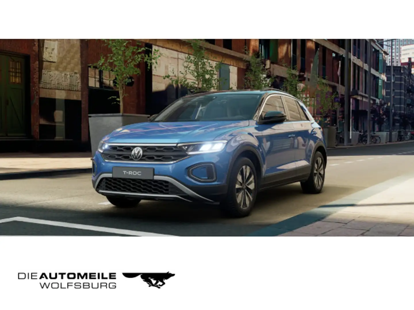 Volkswagen T-Roc 1.5 TSI DSG Move Einparkhi/Multilenk/Sitzh Blau - 1