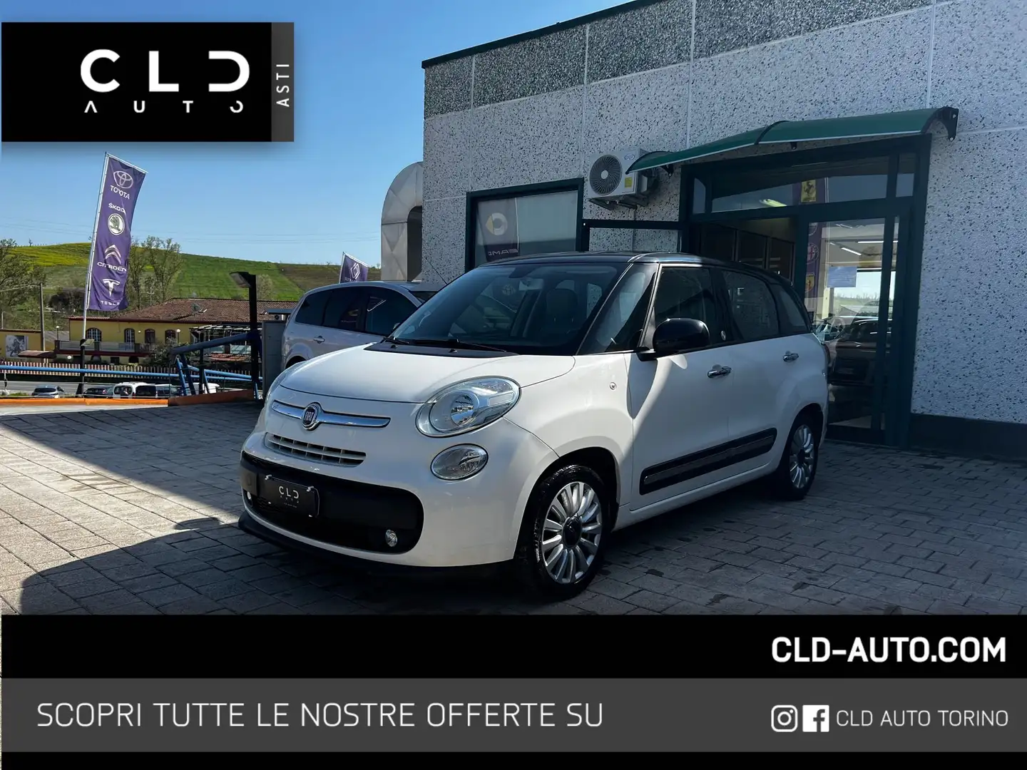 Fiat 500L Living 0.9 t.air Pop Star 105cv Weiß - 1