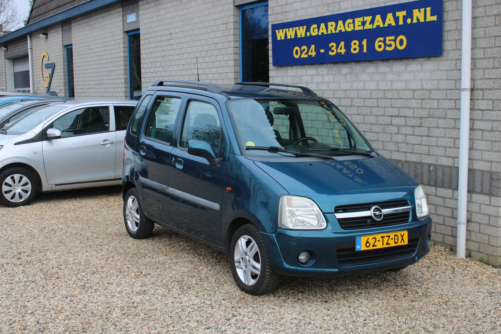 Opel Agila 1.2-16V Maxx Airco APK 12-10-2026 Grün - 1
